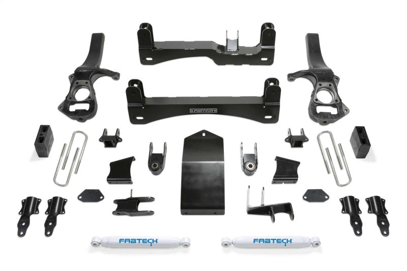 Fabtech 4in Trail Boss/AT4 Component Box | Chevrolet Silverado 1500 (19-26) / Silverado ZR2 (22-26) / GMC Sierra AT4 / AT4X (22-26) (FTS21308)