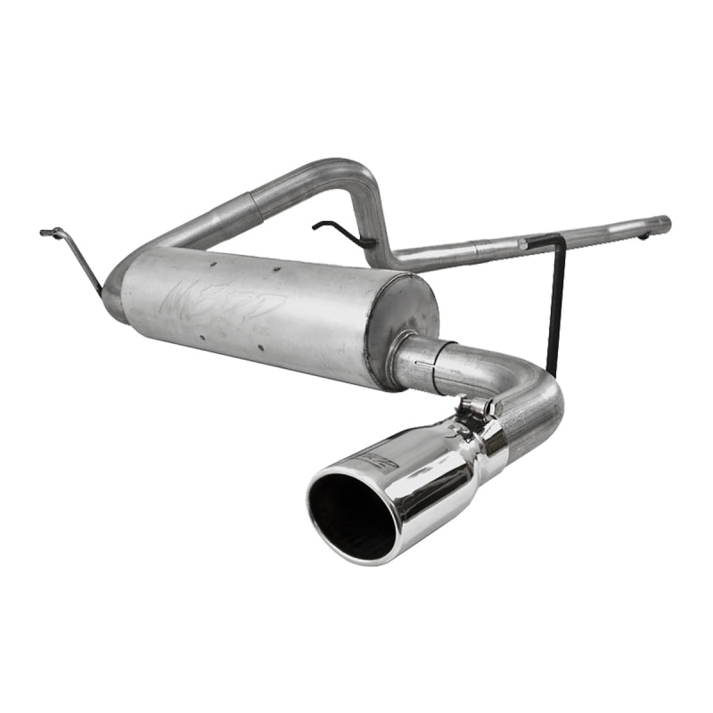 MBRP Installer Series 2.5" Cat-Back Exhaust (REAR): Jeep Wrangler JK 2007-2011 3.8L