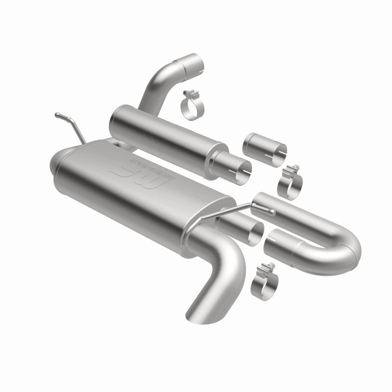 Magnaflow Overland Series Axle-Back Perf Exhaust System (REAR): Jeep Wrangler JL 18-25 2.0L / 3.6L
