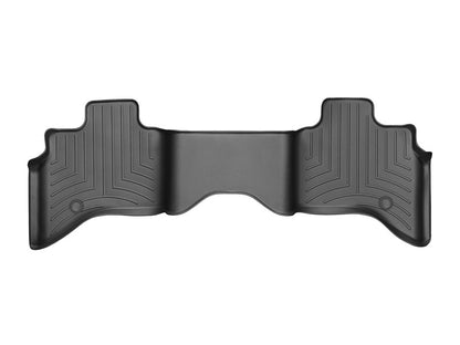 WeatherTech FloorLiner Rear Floor Mats (Black): Dodge Ram 1500 2009 - 2018 (Quad Cab w/ Vinyl Floor)
