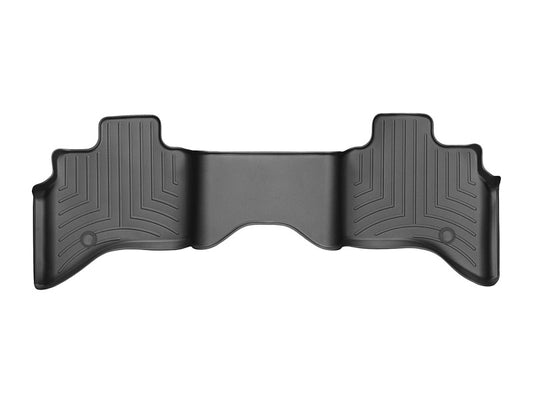 WeatherTech FloorLiner Rear Floor Mats (Black): Dodge Ram 1500 2009 - 2018 (Quad Cab w/ Vinyl Floor)