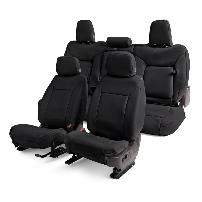 Covercraft Second Row Seat Covers | Chevrolet Silverado 1500/2500HD/3500HD (19-26) / GMC Sierra 1500/2500HD/3500HD (19-26) (GTC4140LTBK)