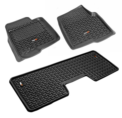 Rugged Ridge Front/Rear Floor Liner | Ford F-150 (09-12, 13-14) / Raptor (10-14) (82989.21)