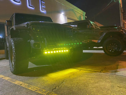 ORACLE Lighting HD Skid Plate w/ LED Emitters: Jeep Wrangler JL / Gladiator JT (18-24) - Black