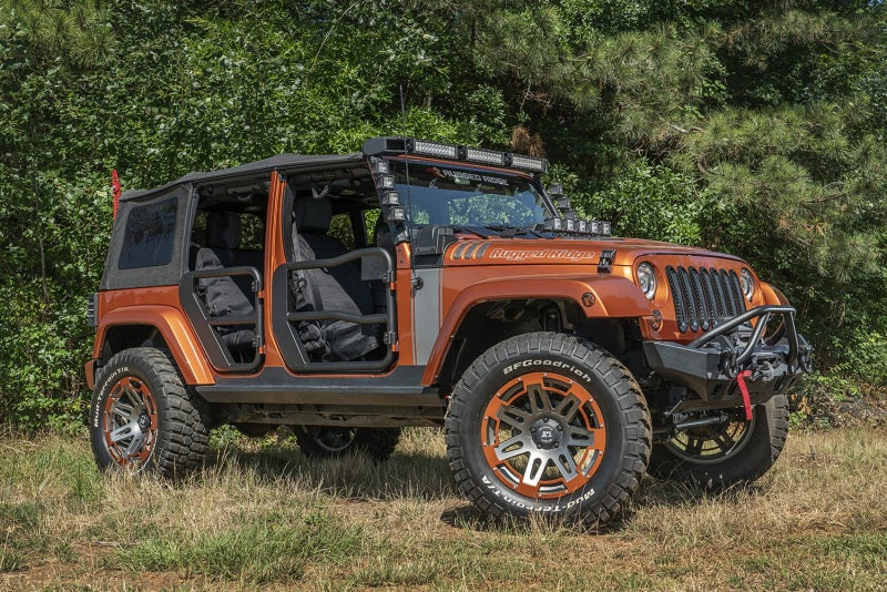 Rugged Ridge Fortis Powder Coated Front Tube Doors: Fits Most Jeep Wrangler Models (2007-2018)
