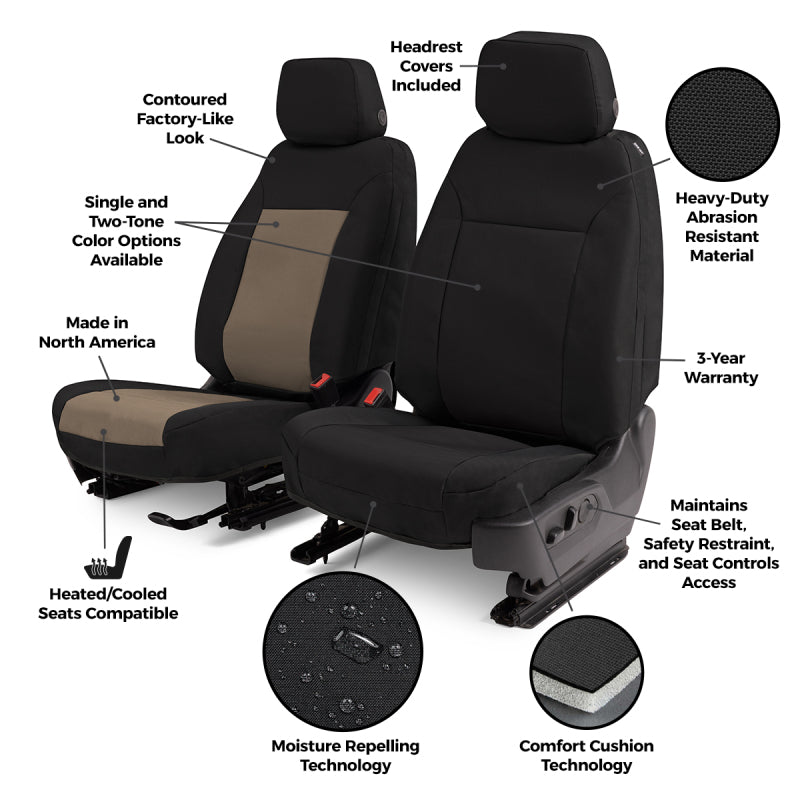 Covercraft Second Row Seat Covers | Ford Bronco (21-26) (GTF4283ENCS)