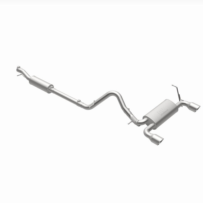 MagnaFlow Cat-Back Exhaust Black Tips (REAR): Jeep Wrangler 2012-2017 3.6L V6