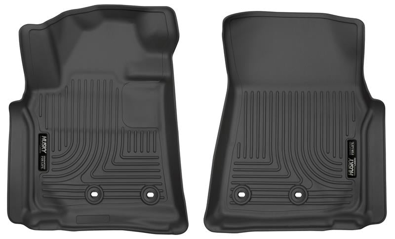 Husky Liners Weatherbeater Black Front Floor Liners | Lexus LX570 / Toyota Land Cruiser (13091)