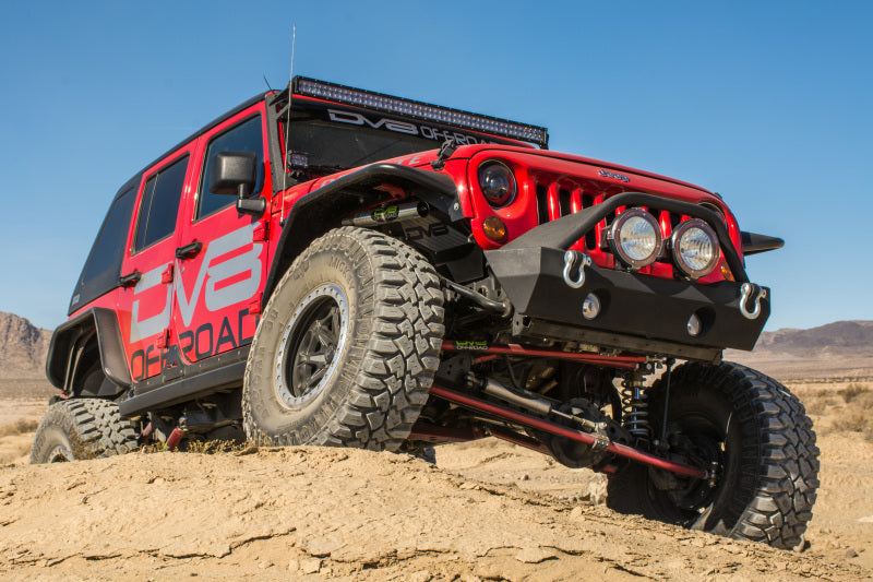 DV8 Offroad Flat Tube Fenders (FRONT AND REAR): Jeep Wrangler JK 2007-2018
