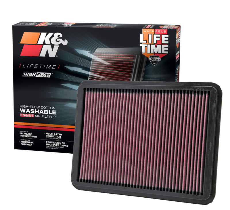K&N Drop In Air Filter | Lexus GX470 / Toyota 4Runner / Toyota Sequoia / Toyota Tundra (33-2144)