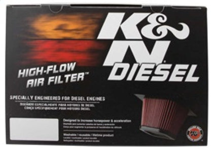 K&N Drop-In Air Filter: Dodge Ram 2500 & 3500 6.7L Diesel 2011-2012
