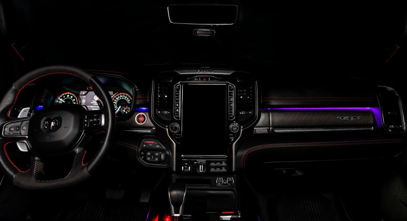 Oracle Lighting Fiber Optic LED Interior Ambient Dash Kit: Ram 1500 2019-2022