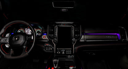 Oracle Lighting Fiber Optic LED Interior Ambient Dash Kit: Ram 1500 2019-2022