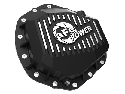 aFe Pro Series Rear Diff Cover w/ Machined Fins Black | Chevy Silverado 2500 HD (20) (46-71260B)
