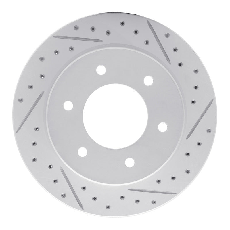 DFC Rear Right Drilled & Slotted Geoperformance Rotor | Ford Ranger / Bronco (19-26) (830-54276R)