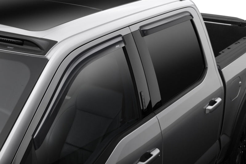 AVS 15-18/2024-26 Ford F-150 Supercrew Ventvisor Outside Mount Window Deflectors | Ford F-150 (15-18, 24-26) (94975)