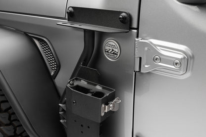 Go Rhino Front Fender Jack Mount (FRONT): Jeep Wrangler / Gladiator (07-26) - Textured Black