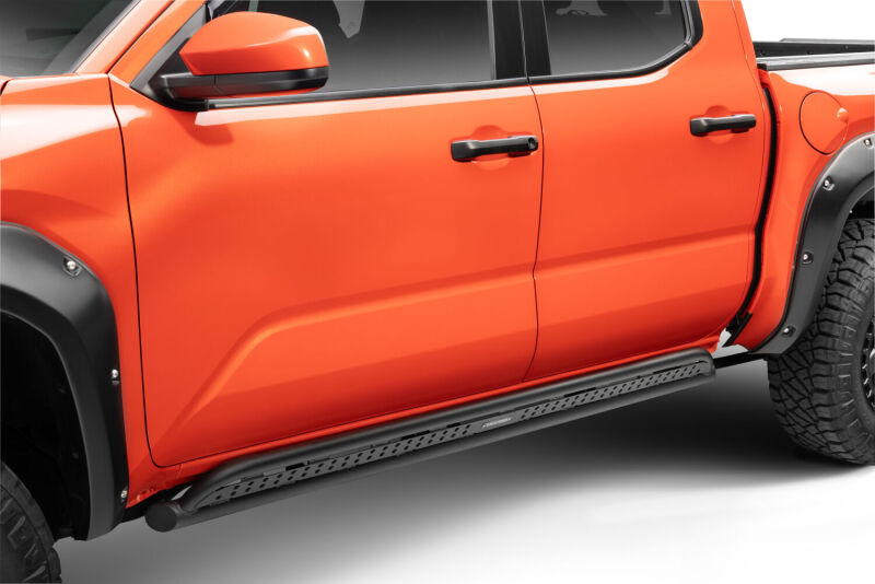 Go Rhino 2024-2026 Toyota Tacoma DC Xtreme Frame Mount Sliders | Tex. Black (FS4432T)