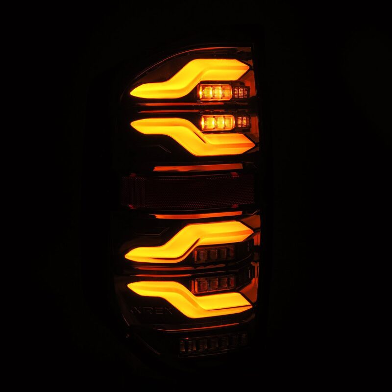 AlphaRex LUXX-Series LED Tail Lights Black | Toyota Tundra (14-21) (672040)