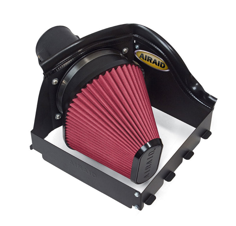 Airaid 08-10 Ford F-250/350 5.4L V8/6.8L V10 CAD Intake System w/o Tube (Oiled / Red Media) | Ford F-250/350 (08-10) (400-226)