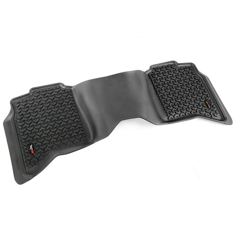 Rugged Ridge Rear Floor Liner (REAR): Fits Dodge / Ram 1500 / 2500 / 3500 Crew Cab (02-18) - Black