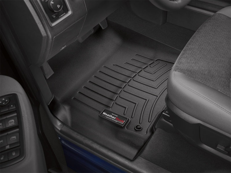 WeatherTech FloorLiner Front Floor Mats (Black): Ram 1500 2011 - 2018