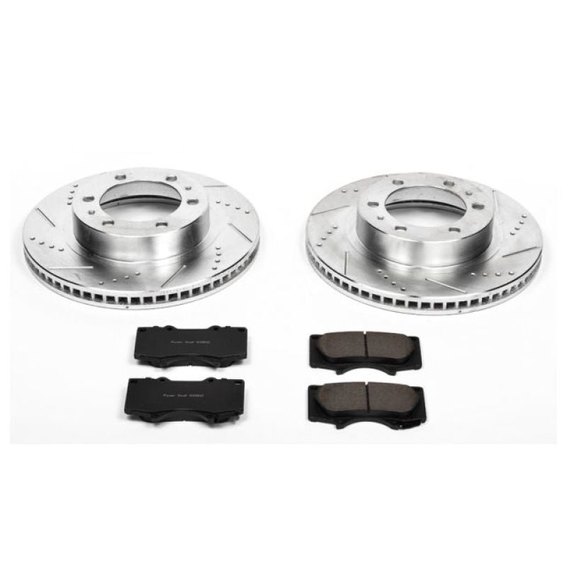 PowerStop Front Z23 Evolution Sport Brake Kit | Toyota 4Runner (03-09) (K137)