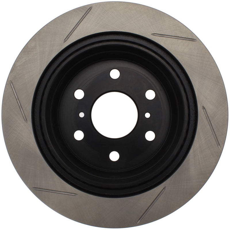 StopTech PowerSlot Slotted Rear Brake Rotor | Chevrolet Avalanche / Silverado / Suburban / Tahoe / GMC Yukon (07-20) (126.66065SR)