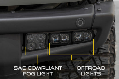 Diode Dynamics Ford Bronco Fog Pocket Bracket Kit | Ford Bronco (21-26) (DD7177)