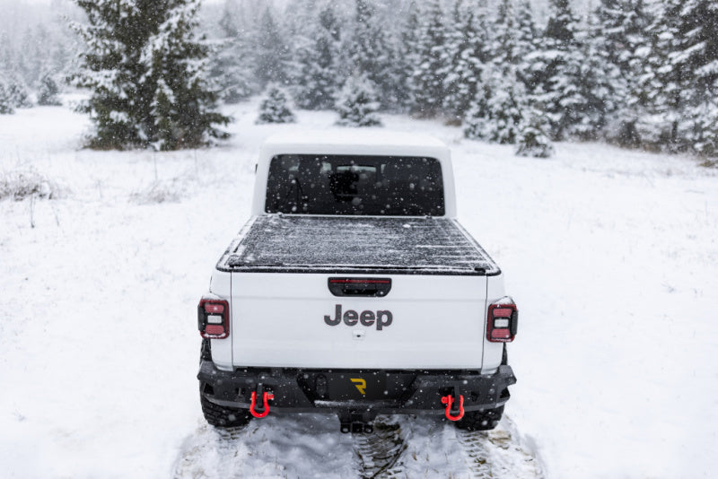 BAK Revolver X4s Hard Rolling Truck Bed Cover 5ft (REAR): Jeep Gladiator (18-26) - Matte Black