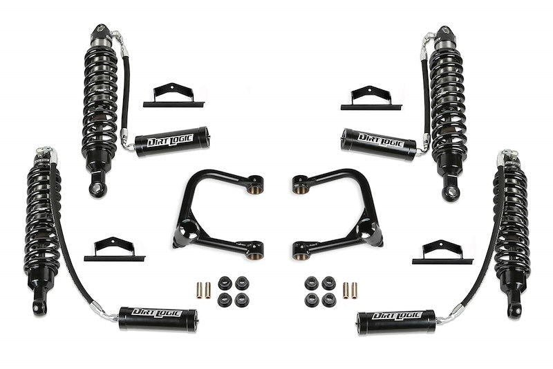 Fabtech 3 in Dirt Logic Reservoir Suspension Lift Kit - 2021+ Ford Bronco 2DR w/ Bilstein Suspension offroad accessory | Iron Ridge Offroad