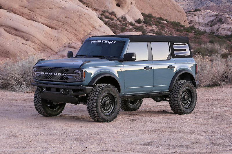 Fabtech 3 in Suspension Lift Kit - 2021+ Ford Bronco w/ Bilstein Suspension offroad accessory | Iron Ridge Offroad