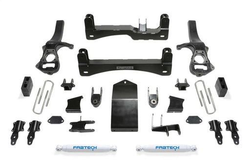 Fabtech 4in Trail Boss/AT4 Component Box | Chevrolet Silverado 1500 (19-26) / Silverado ZR2 (22-26) / GMC Sierra AT4 / AT4X (22-26) (FTS21308) Suspension offroad accessory | Iron Ridge Offroad