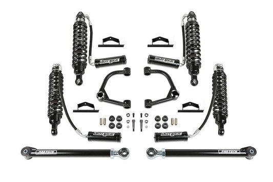 Fabtech Dirt Logic 2.5 3 in Coilover Suspension Lift Kit - 2021+ Ford Bronco 2DR w/ Bilstein Suspension offroad accessory | Iron Ridge Offroad