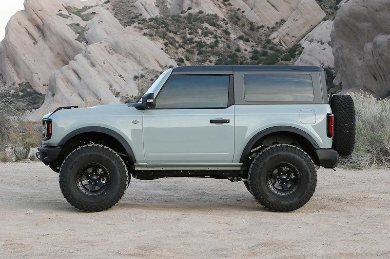 Fabtech Dirt Logic 2.5 4 in Coilover Suspension Lift Kit - 2021+ Ford Bronco 2DR Suspension offroad accessory | Iron Ridge Offroad