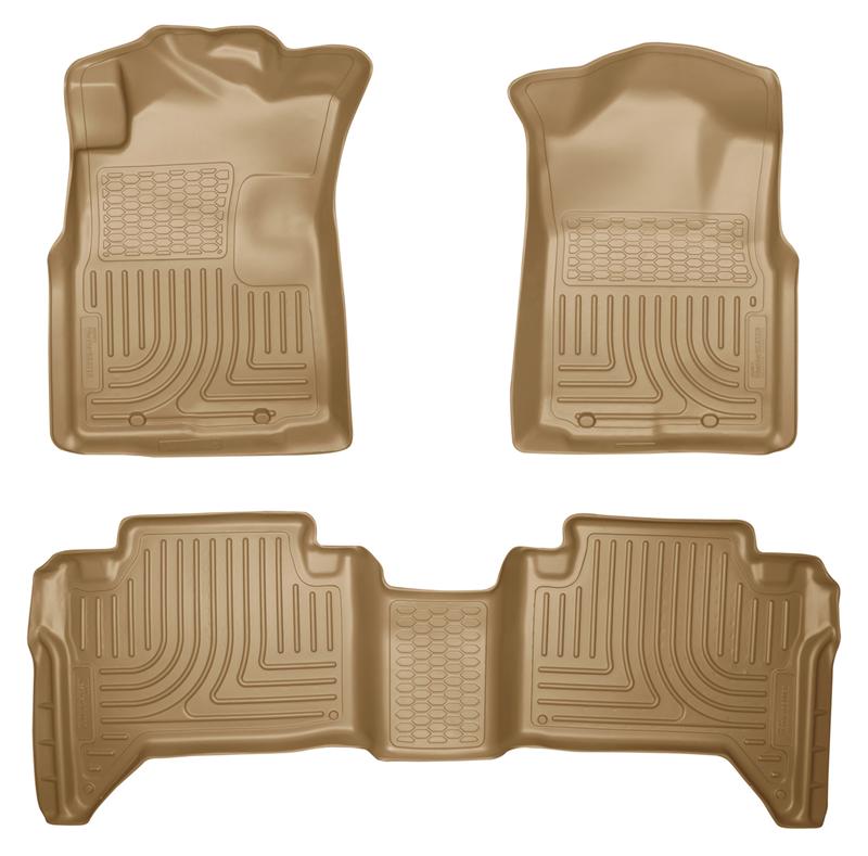 Husky Liners Weatherbeater Combo Front & 2nd Seat Floor Liners | Toyota Tacoma (05-13) (98953)