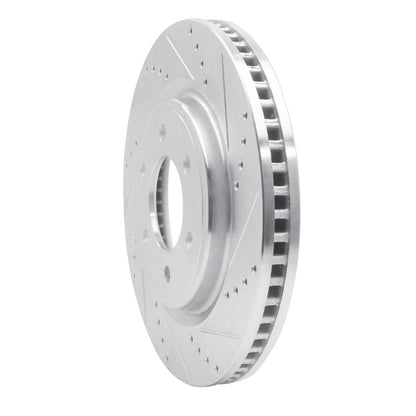 R1 21-25 Ford F-150 RWD Front Right Drilled & Slotted Silver Brake Rotor | Ford F-150 (21-25) (631-54287R)