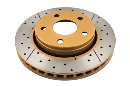 DBA Street Series Front Brake Rotors (Drilled & Slotted): Jeep Wrangler JK 2007 - 2018