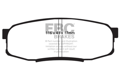 EBC Ultimax2 Rear Brake Pads | 08+ Lexus LX570 5.7