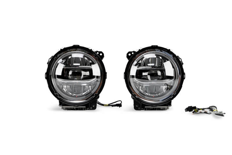DV8 Offroad LED Projector Headlights: Jeep Wrangler (18-21) / Gladiator (20-21)