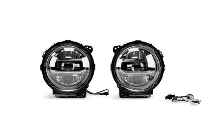 DV8 Offroad LED Projector Headlights: Jeep Wrangler (18-21) / Gladiator (20-21)