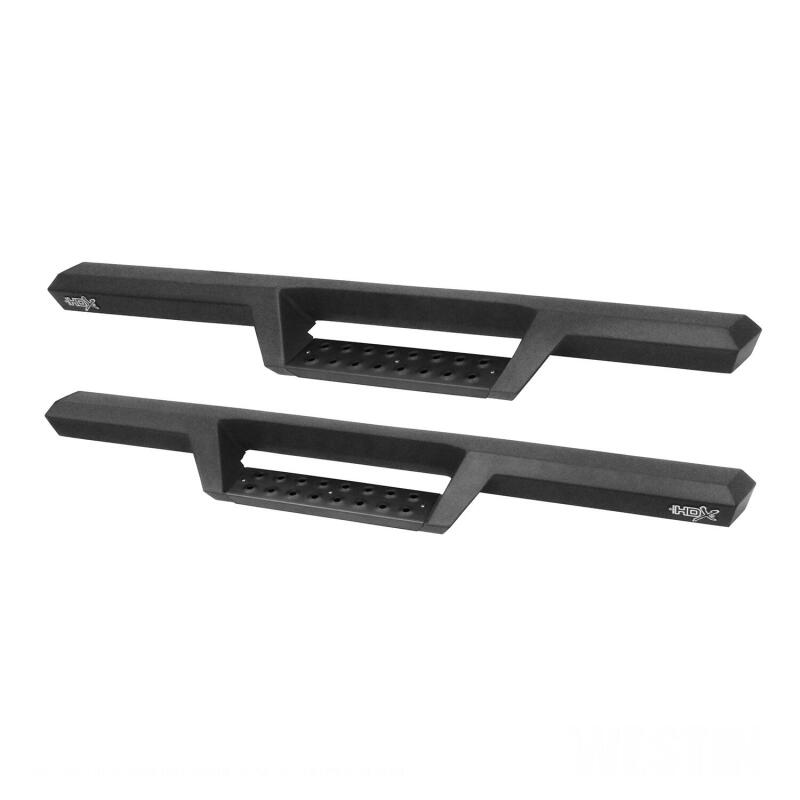 Westin Heavy Duty Textured Black Drop Nerf Step Bars: Jeep Wrangler 2018-2024