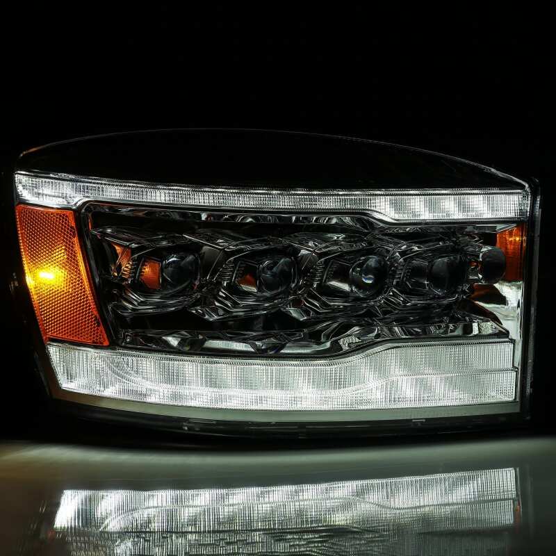 AlphaRex NOVA LED Projector Headlights (Chrome): Dodge Ram 1500 (06-08) & 2500/3500 (06-09)