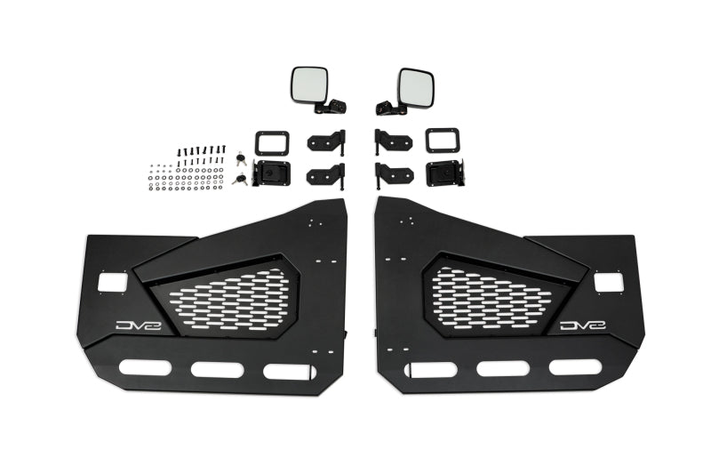 DV8 Offroad Half Doors | Jeep Wrangler/JT (18-25) (HDJL-02F)