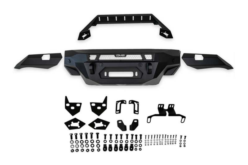 DV8 Offroad 21+ Ford Bronco MTO V2 Front Bumper | Ford Bronco (21-26) (FBBR-07)