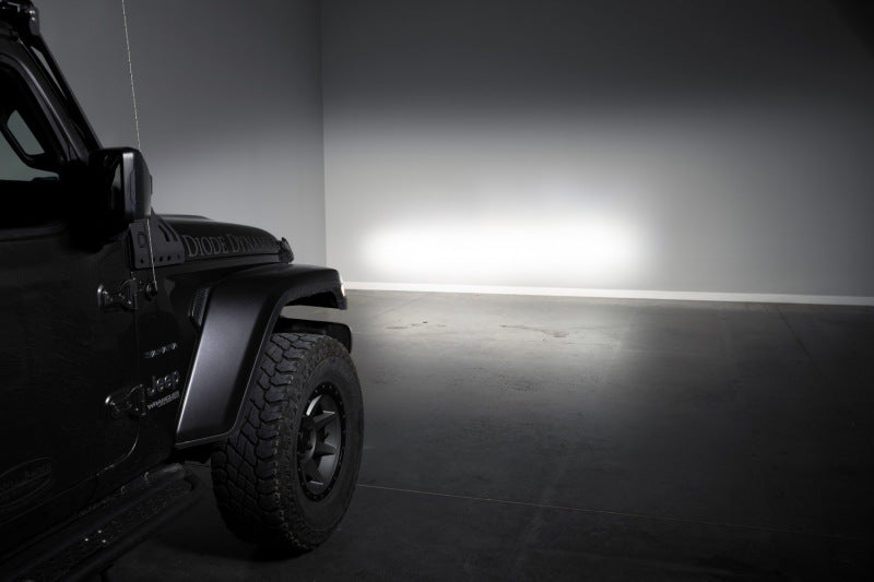 Diode Dynamics SS5 4-Pod CrossLink Grille Lightbar Kit Pro White (F&R): Jeep Wrangler JL 2018-26 / Gladiator JT 2020-24