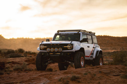 DV8 Offroad 2022+ Ford Bronco Raptor Tube Front Bumper | Ford Bronco (21-26) (FBFR-02)