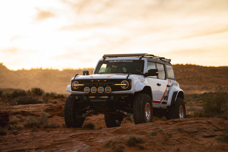 DV8 Offroad 2022+ Ford Bronco Raptor Tube Front Bumper | Ford Bronco (21-26) (FBFR-02)