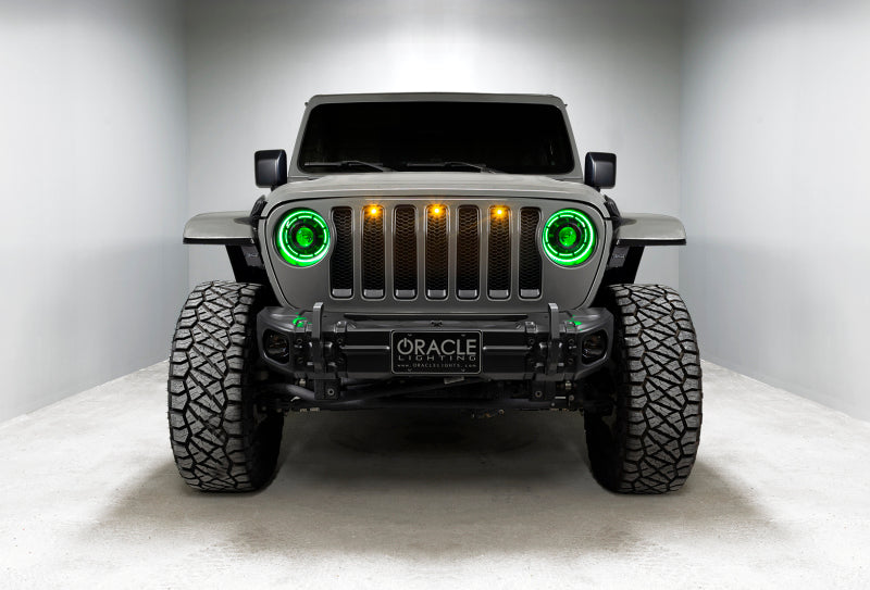 ORACLE Lighting Bi-LED Projector Headlights w/ BC1 Controller: Jeep Gladiator / Wrangler JL (18-24)