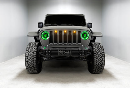 ORACLE Lighting Bi-LED Projector Headlights: Jeep Wrangler / Gladiator (18-24)